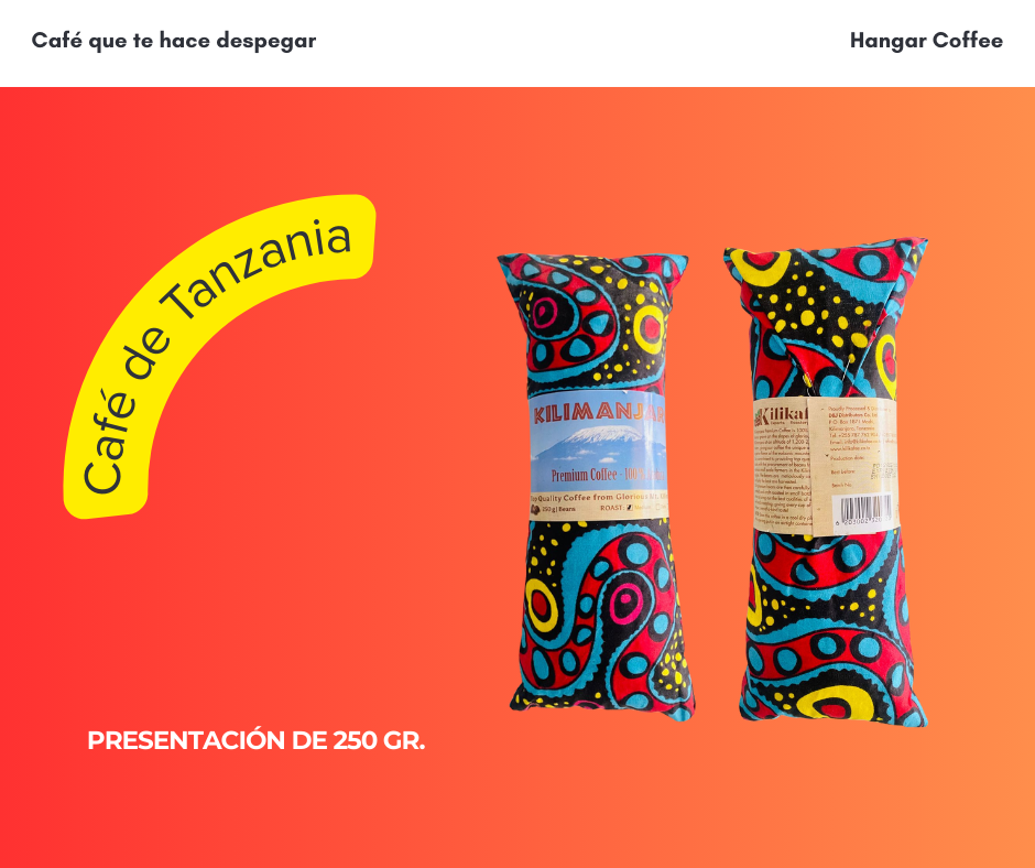Hangar Coffee – Café de Tanzania 250 g | Tueste Medio