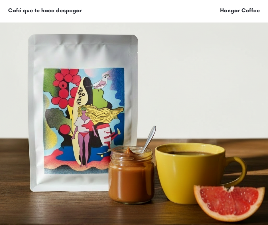Hangar Coffee - Café de especialidad - Bourbon Rojo - Natural - Frutal - 250 g.