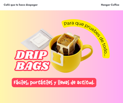 Hangar Coffee – Drip Bags de Café de Especialidad | Café Filtrado al Instante
