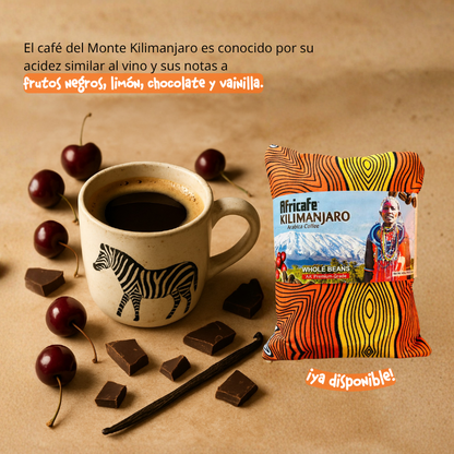 Hangar Coffee – Café de Tanzania - Clasificación AA - Cereza negra y vainilla